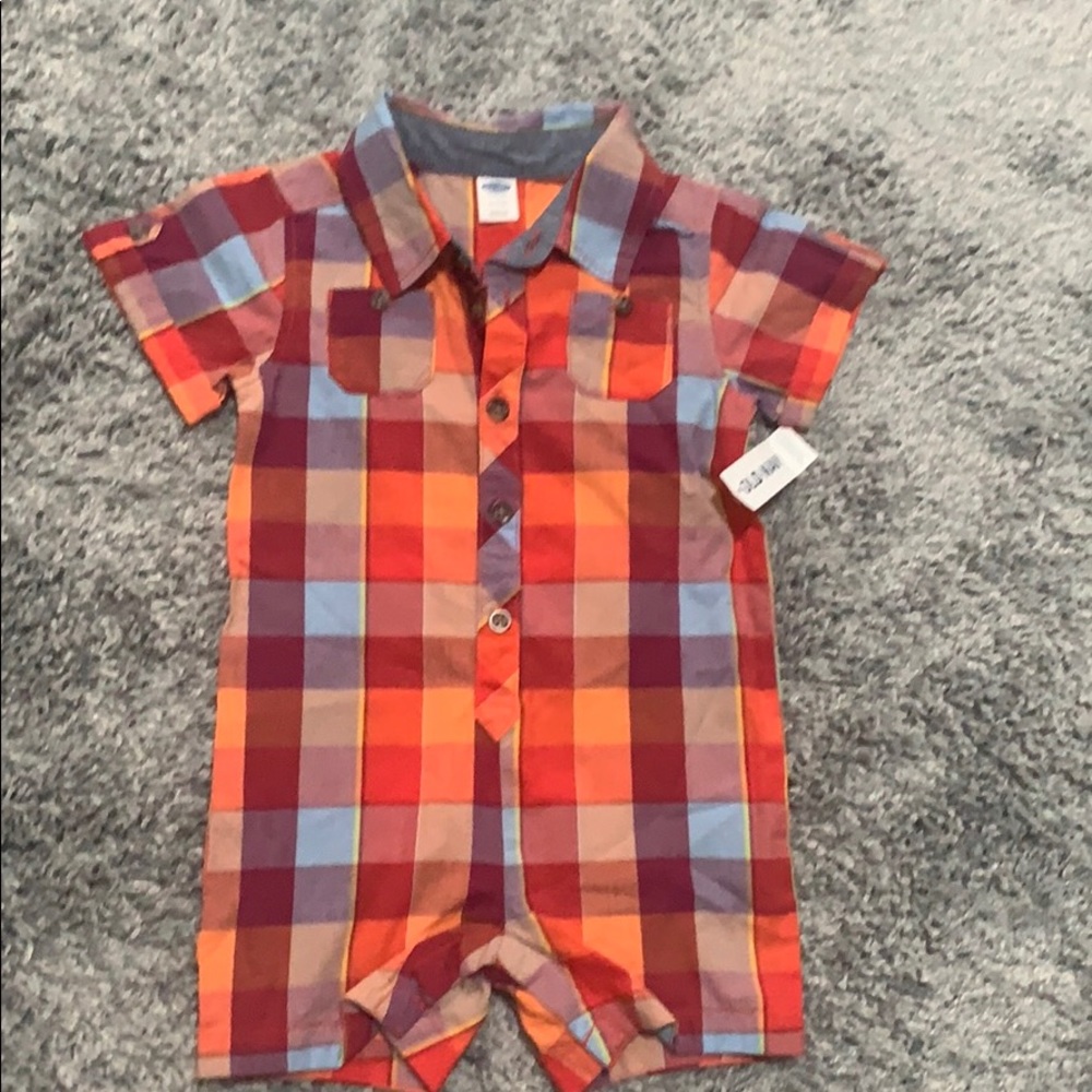 Boys one piece short set